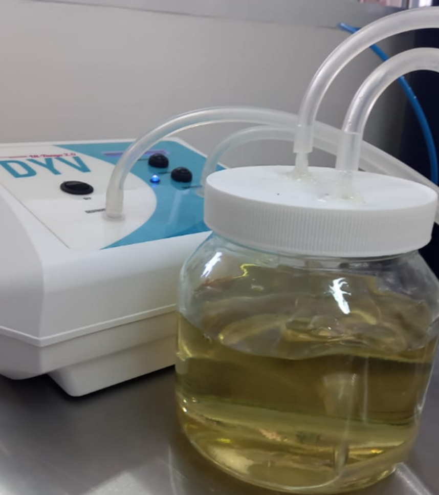 Ozonización de aceite